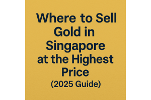 Where to Sell Gold in Singapore at the Highest Price (2025 Live Guide)