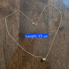 Gold Jewellery - 750 Gold Necklace & Pendant Set - 3.10 G