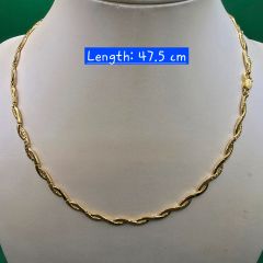 Gold Jewellery - Poh Heng 916 Gold Necklace - 20.23 G ($130.50/G)