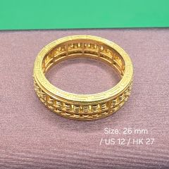 Gold Jewellery - 916 Gold Turnable Abacus Ring - 12.14 G ($132.50/G)