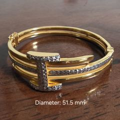 Gold Jewellery - 916 Gold Bangle - 21.09 G (SAO)($134/G)