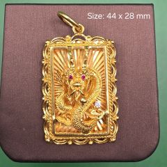 Gold Jewellery - 916 Gold Dragon Pendant - 21.99 G ($132/G)