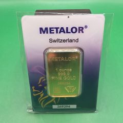 Bar - Metalor 999.9 - 1 OZ