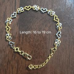 Gold Jewellery - 916 Gold Bracelet - 7.7 G