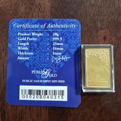 Bar - PublicGold 999.9 - 20 G