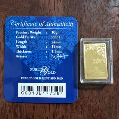 Bar - PublicGold 999.9 - 10 G
