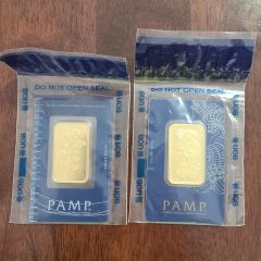 Bar - Pamp Suisse 999.9 - 1 Oz - With UOB Seal & Original Receipt