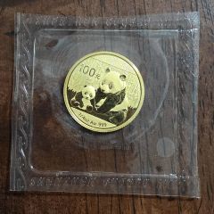 Coin - 2012 Chinese Panda AU 999 Gold Coin - 1/4 OZ