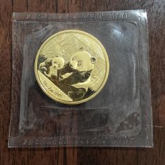 Coin - 2012 Chinese Panda AU 999 Gold Coin - 1 OZ