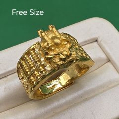 Gold Jewellery - 999 Gold Dragon Abacus Ring - 16.35 G