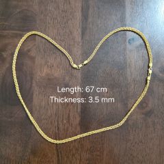 Gold Jewellery - Poh Heng 916 Gold Bracelet & Chain Set - 30.49 G