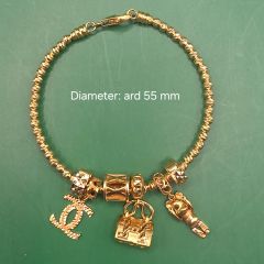 Gold Jewellery - 916 Gold Charms Bracelet - 18.18 G