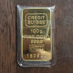 Credit Suisse 999.9 Fine Gold Bar 99.93 G (No Certificate)(Special Offer!)