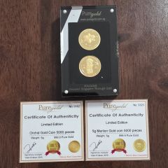 Puregold.sg 999.9 Gold Coins Set - 10 G