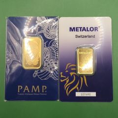Pamp Suisse Gold Bars With Certificate - 20 G
