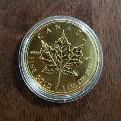 Canadian Gold Maple Leaf Coin (999.9 Fine Gold) - 1 OZ (2 Pcs Only!)
