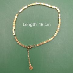 CTF Elegant 999 Gold Bracelet (Refined Square-Link Design) 6.42 G