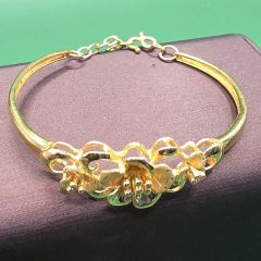 Taka Elegant 24K (999) Gold Earring & Bracelet Set 22.09 G