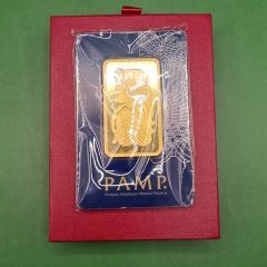 PAMP Suisse 50g 999.9 Fine Gold Bar with Certificate (1 Pc Only!)
