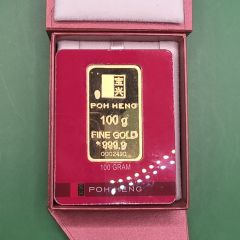 Poh Heng 100g Fine Gold Bar (999.9)(1 Pc Only!)