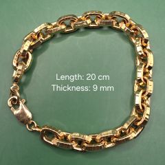916 Gold Wan Zi Bracelet - 22.73 G (With Receipt) (1 Pc Only!)