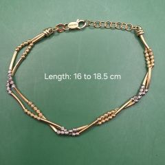 Poh Heng 916 Breads Of Love Gold Bracelet - 7.47 G (1 Pc Only!)