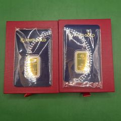 PrettiGold 999.9 Gold Bars 8 G (2 Pcs Only!)
