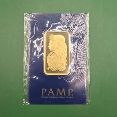 PAMP Suisse 1 oz Gold Bar 999.9 Fine Gold – Sealed Assay Card (31.1g)