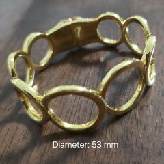 24K Gold Bangle – 17.28g (Diameter 53mm)