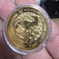 2025 Great Greyhound of Richmond — 1 oz Fine Gold (Royal Mint)