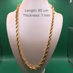  916 Gold Rope Chain Necklace 201.89 G (65cm | 7mm)