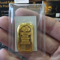 PAMP Suisse 50g Cast Gold Bar – 999.9 Fine Gold (1 Pc Only)