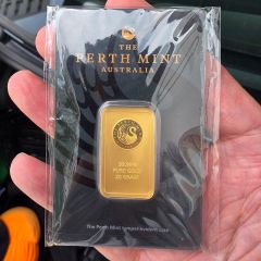 20 Gram Perth Mint Gold Bar – 9999 Pure Gold (In Assay Card)(1 Pc Only)
