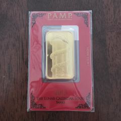 PAMP Suisse 1oz Gold Bar – 2013 Lunar Snake Edition (1 Pc Only)