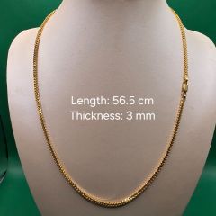 22K Gold Fancy Chain Necklace (28.29 G)
