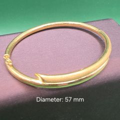 Poh Heng 24K Gold Bangle 15.17 G