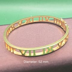Chip Lee 集利 916 Gold Roman Numeral Bangle (SAO Hallmark) – 21.49 G