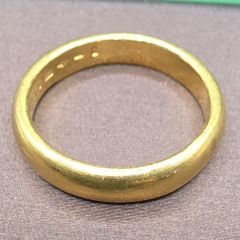24K Plain Gold Comfort-Fit Ring 11.62 G