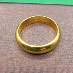 24K Plain Gold Comfort-Fit Ring 9.82 G