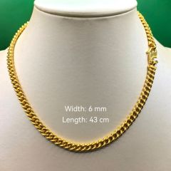 Gold Jewellery - 999 Gold Solid Chain - 95.90 G