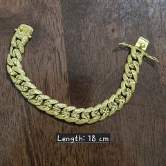 Gold Jewellery - 916 Gold Cowboy Bracelet - 69.98 G