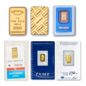 Gold Bar - LBMA Brand - 1 G